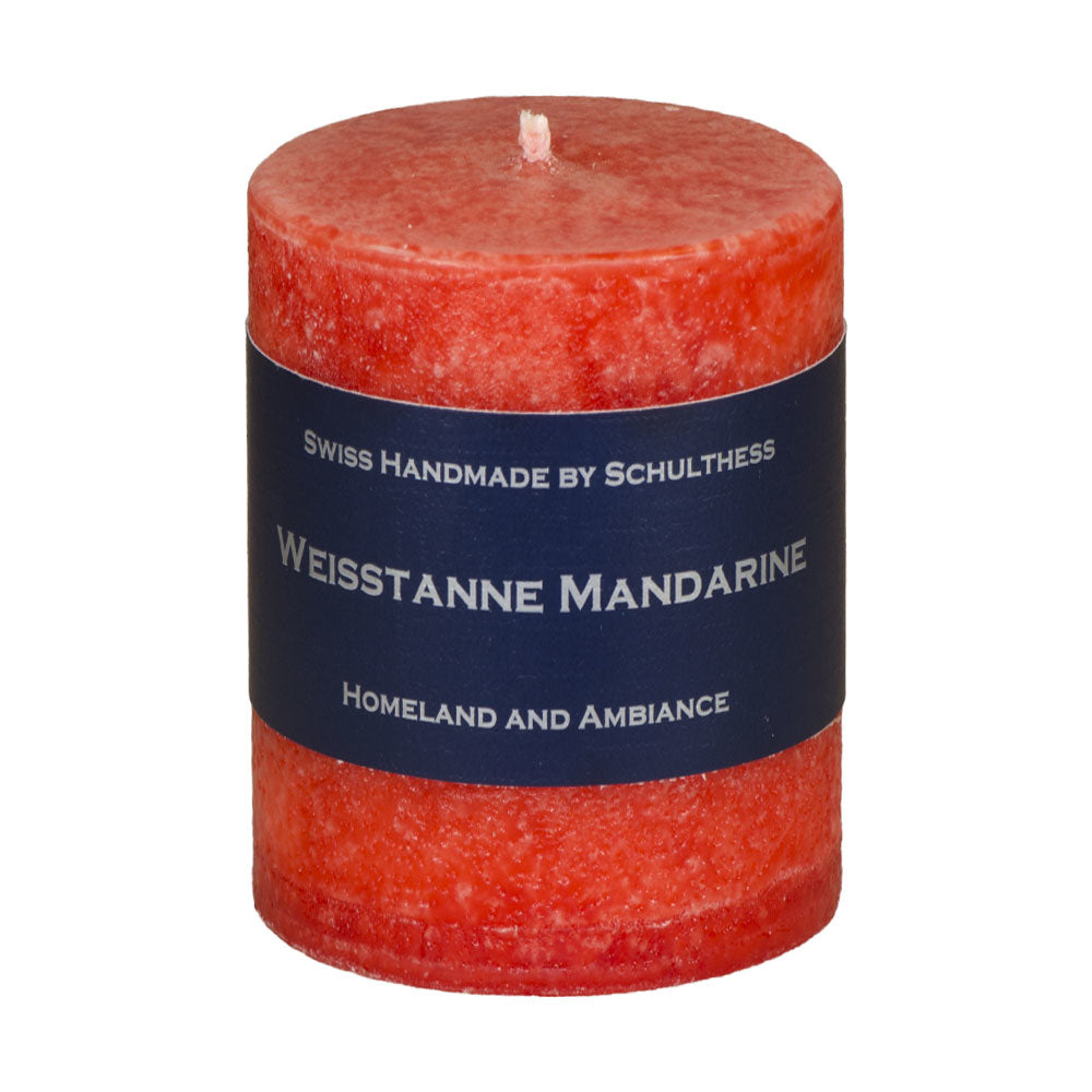 Schulthess Kerzenhandwerk Duftkerze – Mandarine – Ø 7 × 8 cm