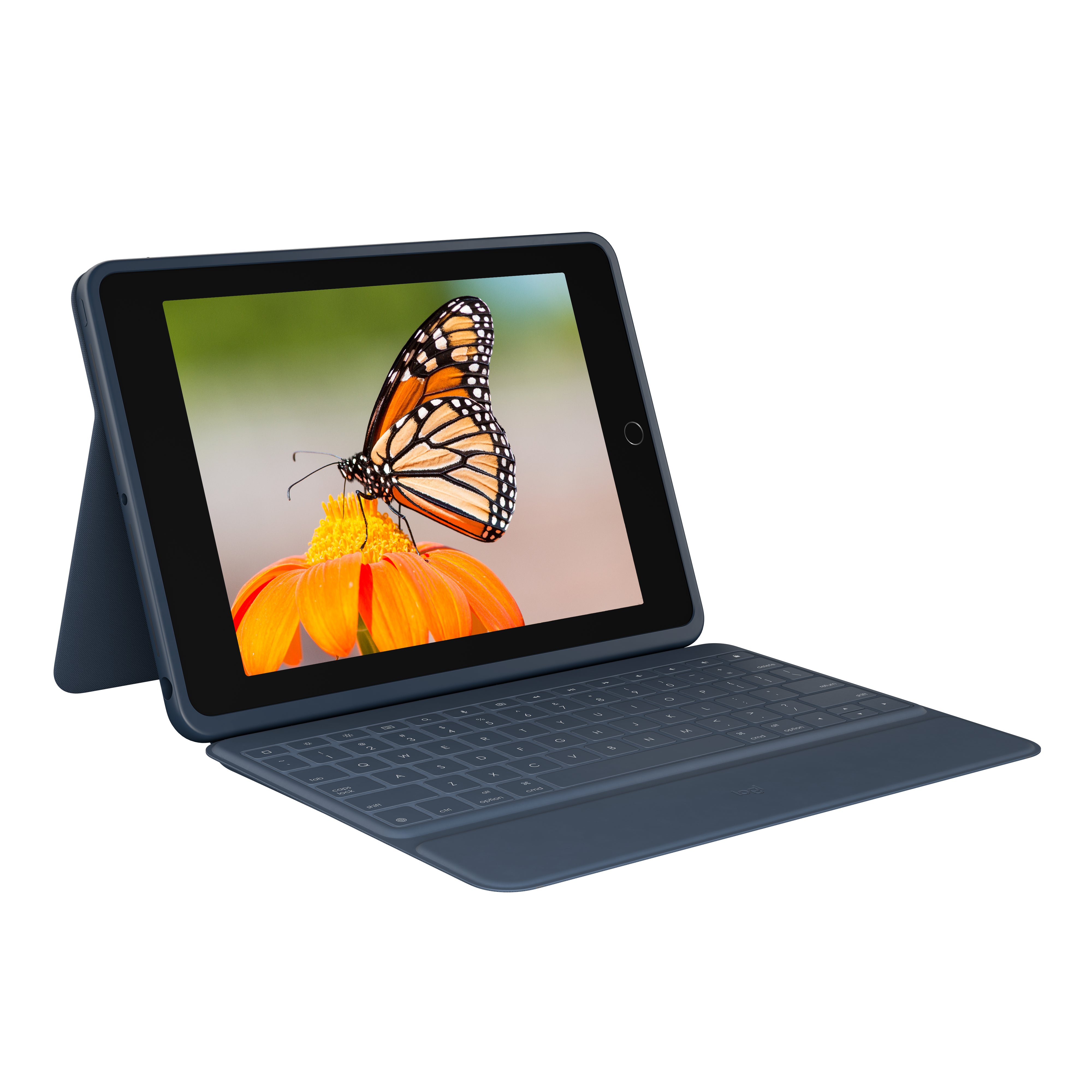 Logitech Rugged Combo 3 – Tastatur, Blau