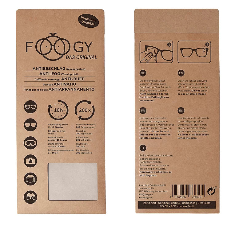 Foogy Mikrofasertuch Antibeschlag – 1 Stk.