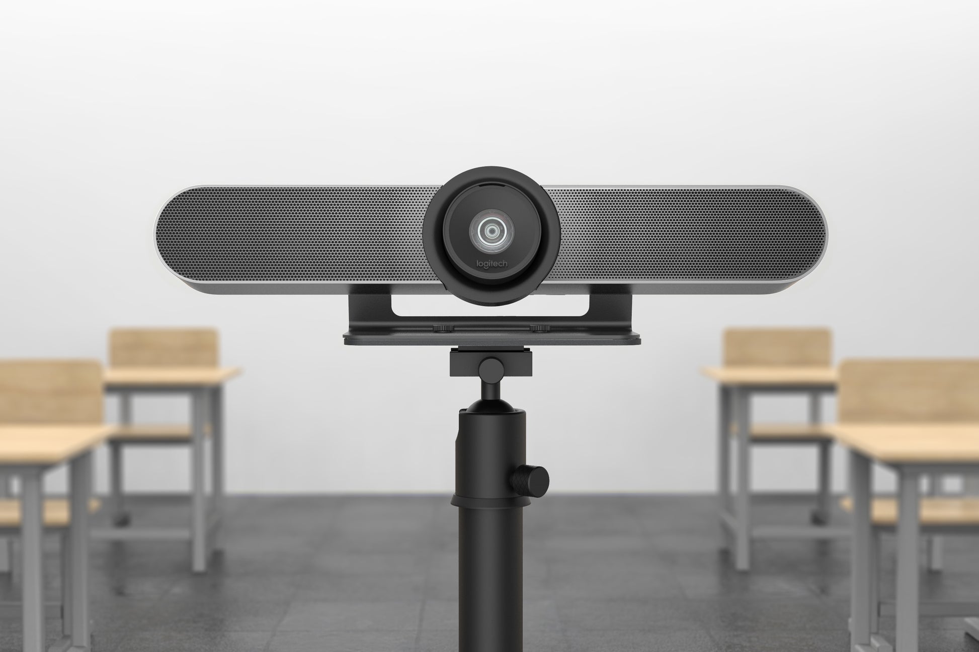 Heckler Design H615-BG Stativhalterung – Stahl, 178×73×10 mm, 500 g – für Logitech MeetUp – Schwarz