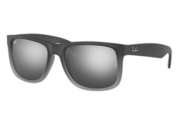 Ray-Ban Schutzbrille JUSTIN – Dunkelblaue Gläser, UV-Schutz, Schwarzer Rahmen