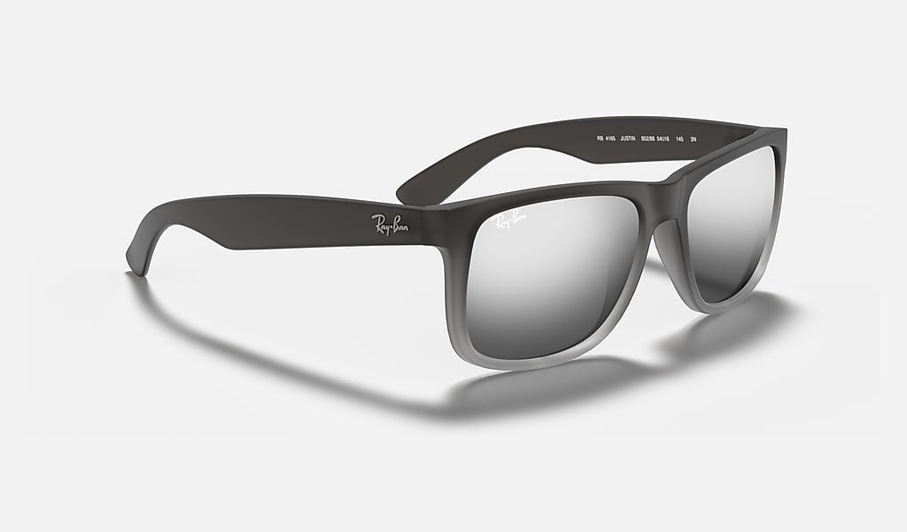 Ray-Ban Schutzbrille JUSTIN – Dunkelblaue Gläser, UV-Schutz, Schwarzer Rahmen
