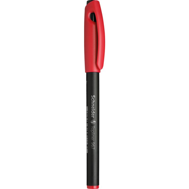 Schneider Schreibgeräte Schneider Topliner 967 Fineliner 0,4 mm – rot