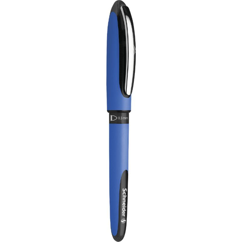 Schneider Schreibgeräte Schneider One Hybrid C – Tintenroller, 0,3 mm, schwarz, dokumentenecht, mit Kappe