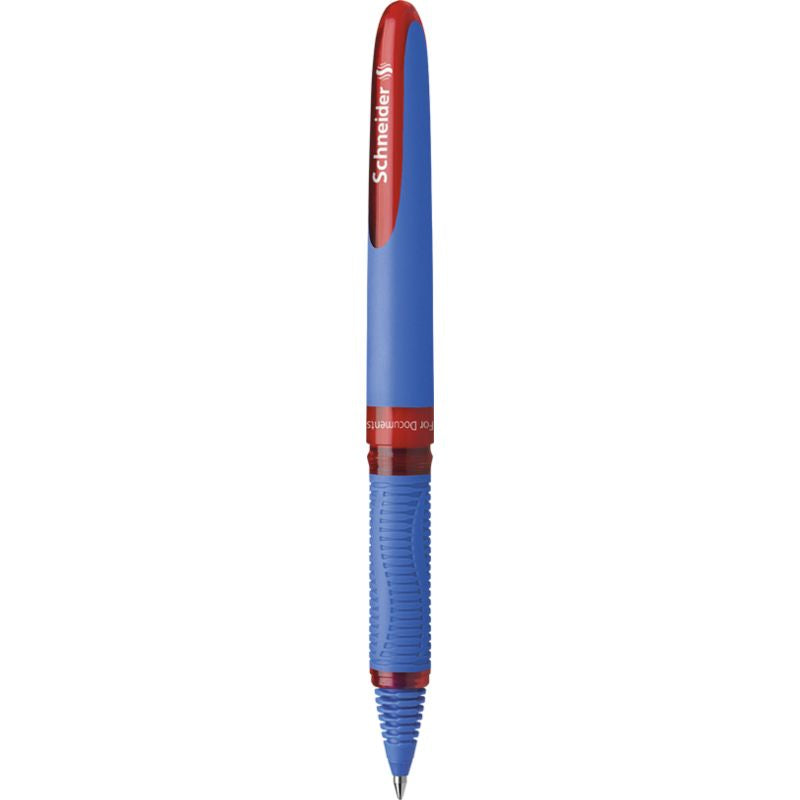 Schneider Schreibgeräte Schneider One Hybrid C – Tintenroller, 0,3 mm, rot, dokumentenecht, mit Kappe, Kunststoff