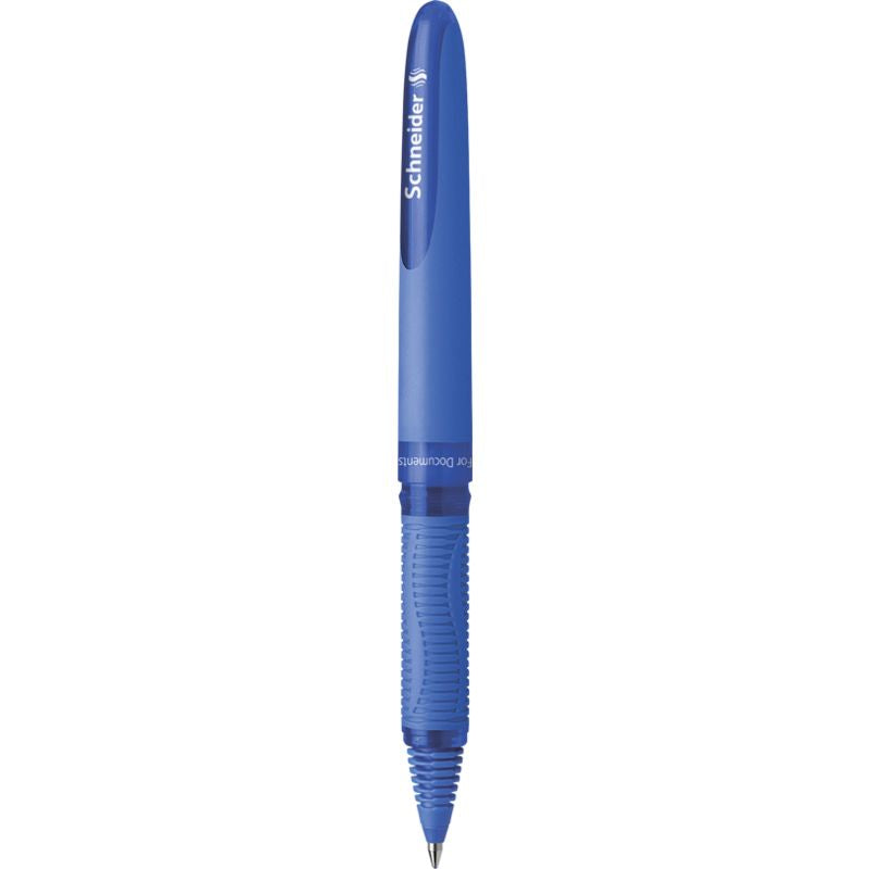 Schneider Schreibgeräte Schneider One Hybrid C – Tintenroller, Blau, dokumentenecht, wasserfest, mit Kappe, Kunststoff – 10 Stk.