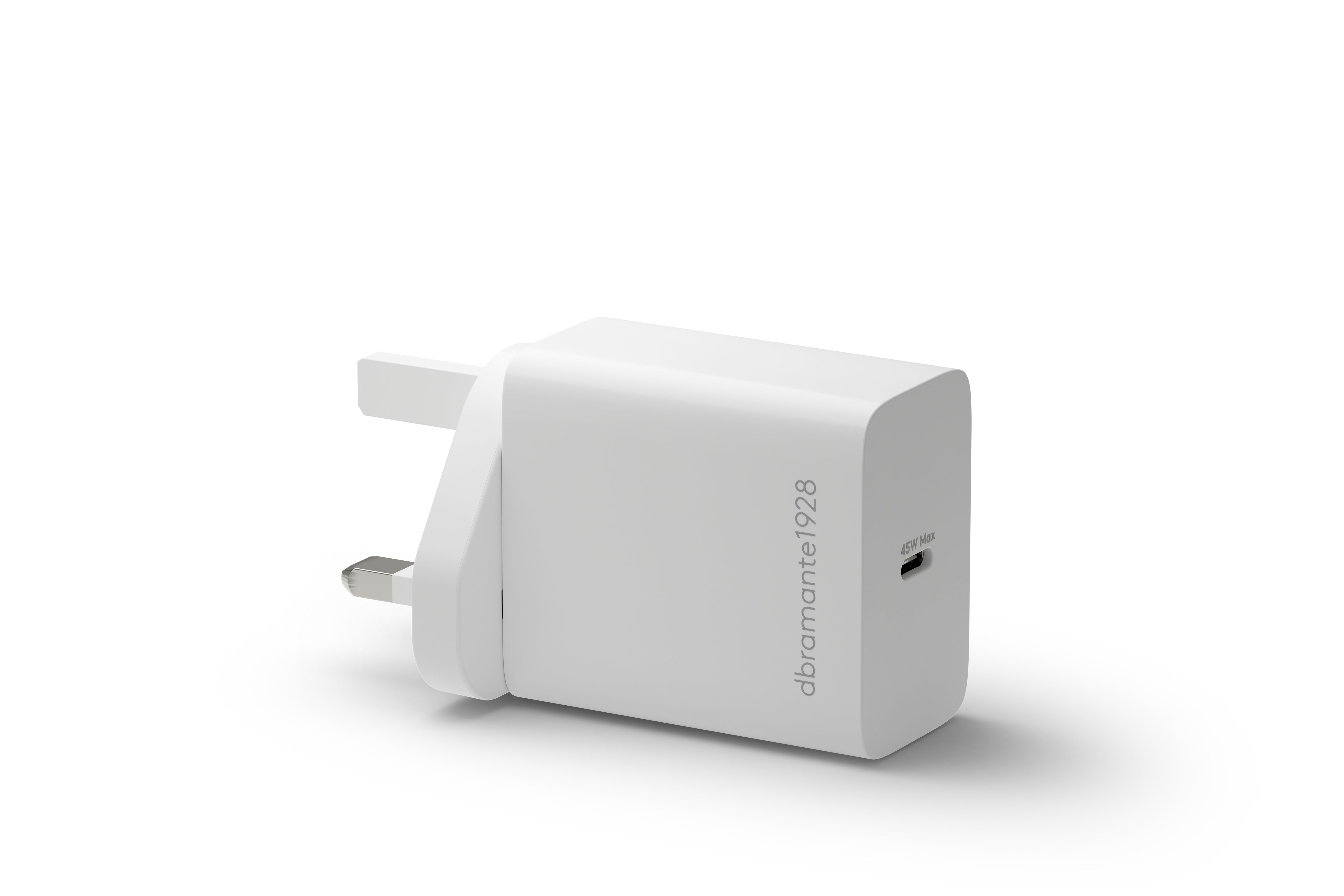 dbramante1928 CH45UKWH7187 USB-Ladegerät 45 W – USB-C×1 – UK-Stecker (Typ G) – Weiss