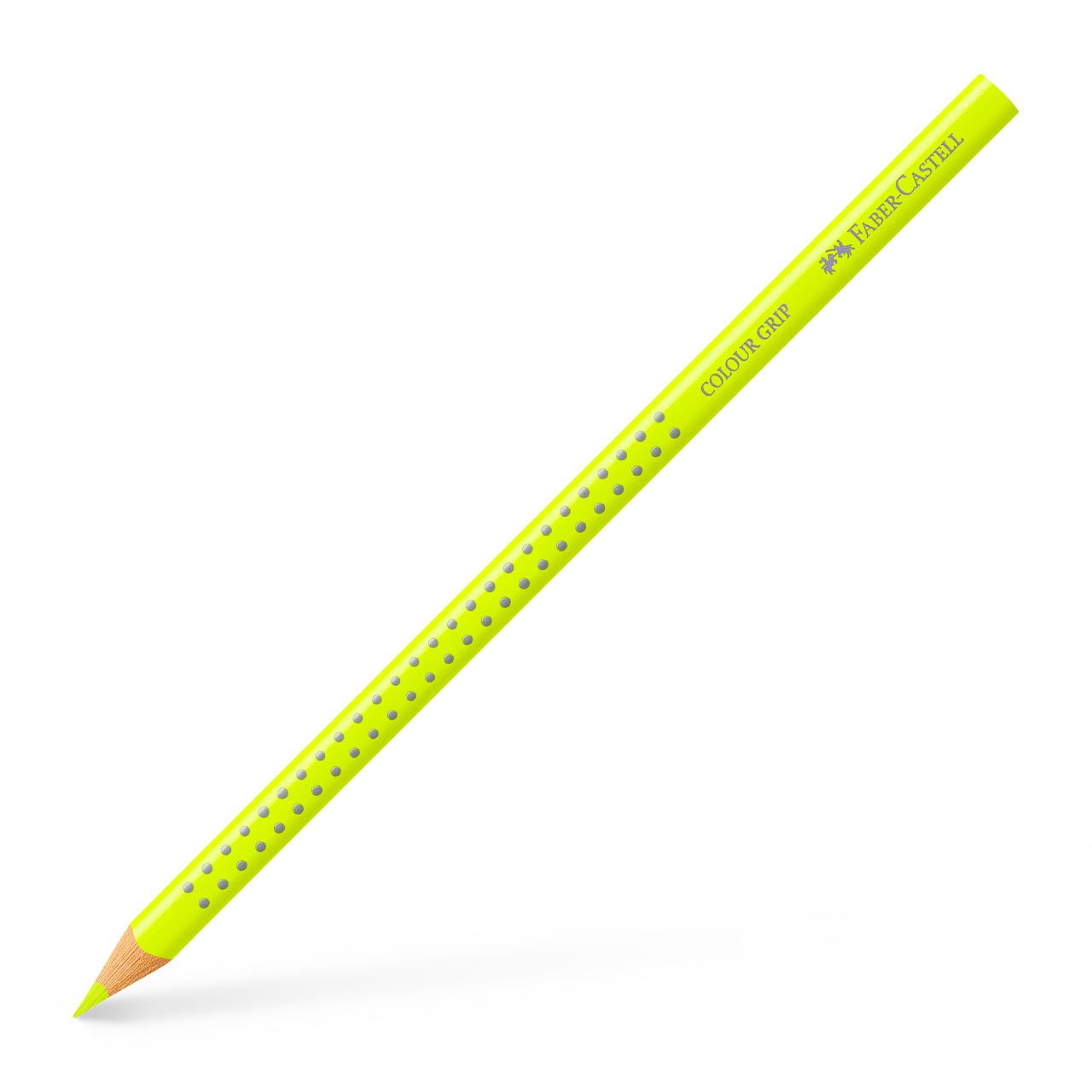 Faber-Castell Buntstifte Colour Grip – Aquarell, Dreikant, Einzelstift Gelb Neon