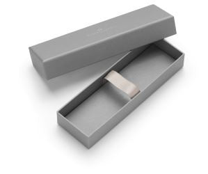 Faber-Castell Essentio Aluminium – Füllfederhalter – F – Schwarz