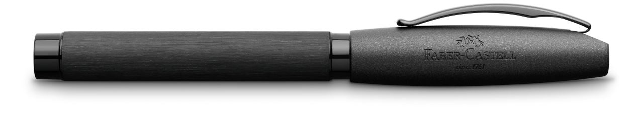 Faber-Castell Essentio – Füllfederhalter – EF – Schwarz – Aluminium