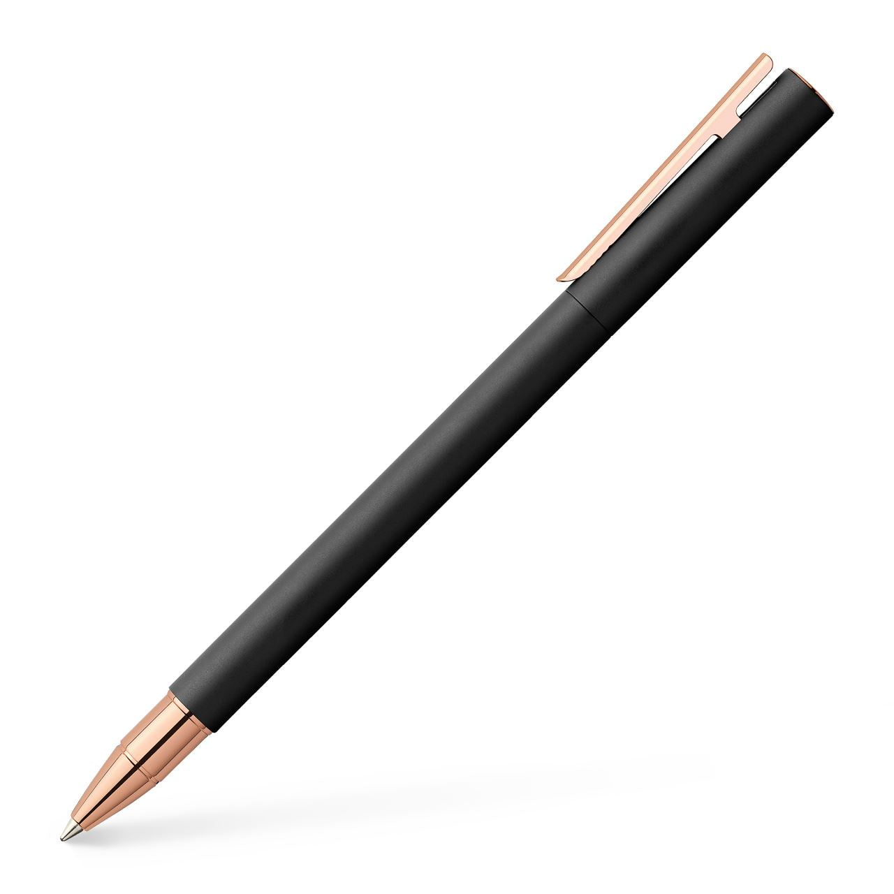 Faber-Castell Neo Slim – Tintenroller, Schwarz, Drehmechanik, Metall