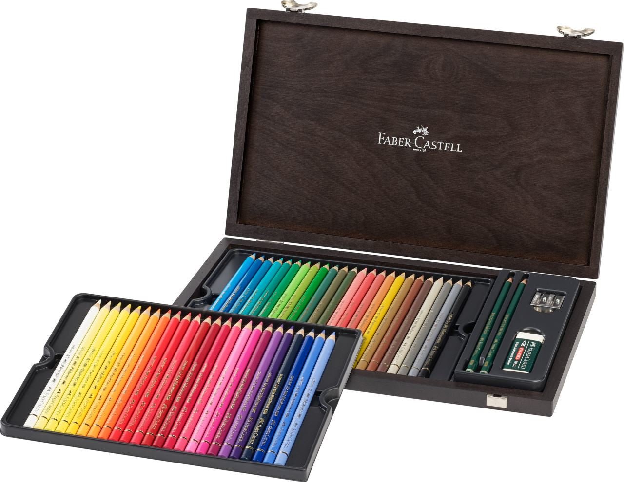 Faber-Castell Buntstift Polychromos, mehrfarbig, 48er-Set – Ø 3,8 mm