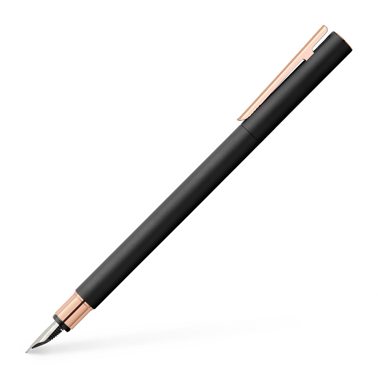 Faber-Castell Neo Slim – Füllfederhalter – B – Schwarz/Rosé – Metall