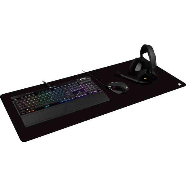 Corsair MM350 PRO Mauspad – Schwarz, Gestickte Kanten, 930 × 400 × 4 mm