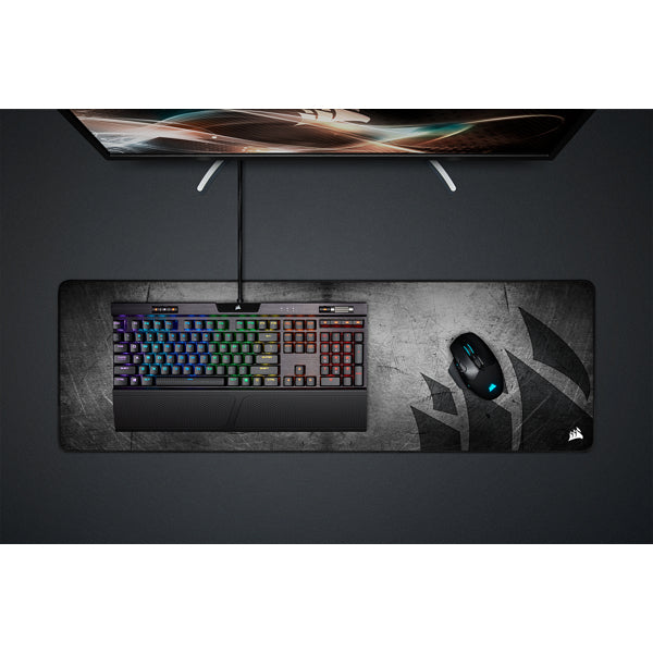 Corsair MM300 PRO Ext Gaming-Mauspad – gestickte Kanten, grau/schwarz