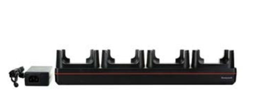 Honeywell Ladestation, 4-fach, mit Netzteil, UK-Netzkabel – für CT40, ohne Schutzboot