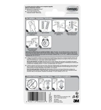 3M Haken – Kunststoff – Transparent – 0,9 kg