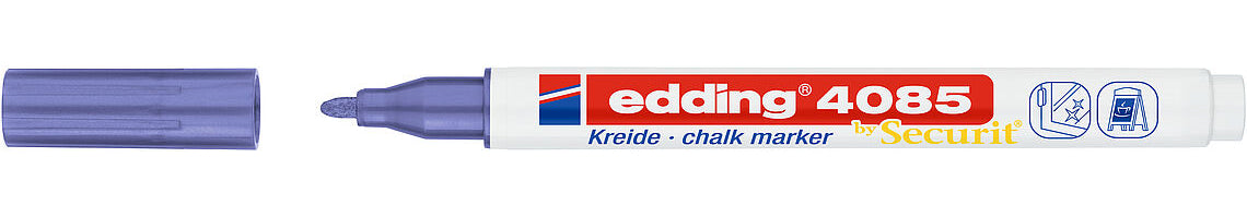 Edding Kreidemarker 4085 – Rund, 1–2 mm – Violett Metallic