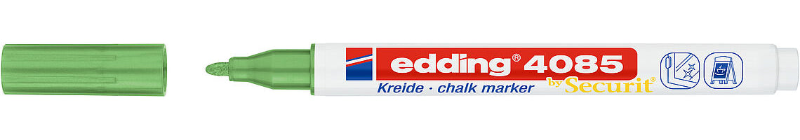 Edding Kreidemarker – Rund, 1–2 mm – Grün Metallic