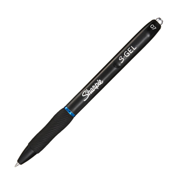 Sharpie Gelschreiber, Druckmechanik – Blau, Spitze 0,7 mm, schnelltrocknend, 12er-Set
