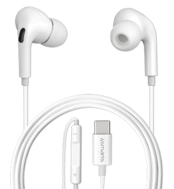 4smarts Melody Digital Basic In-Ear-Headset – In-Ear, Stereo, USB-C-Kabel, Weiss