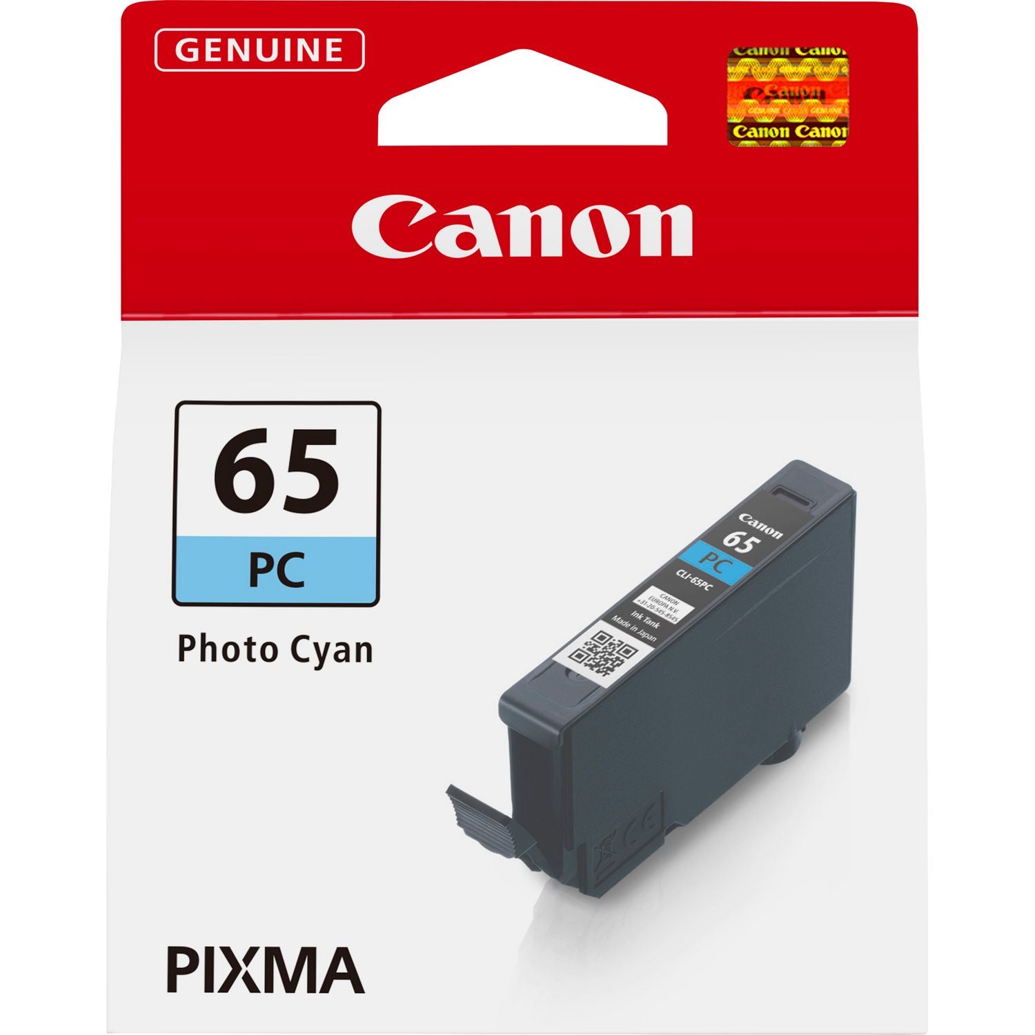 Canon CLI-65PC Cyan Tintenpatrone (Original) – 12,6 ml – für PIXMA PRO-200