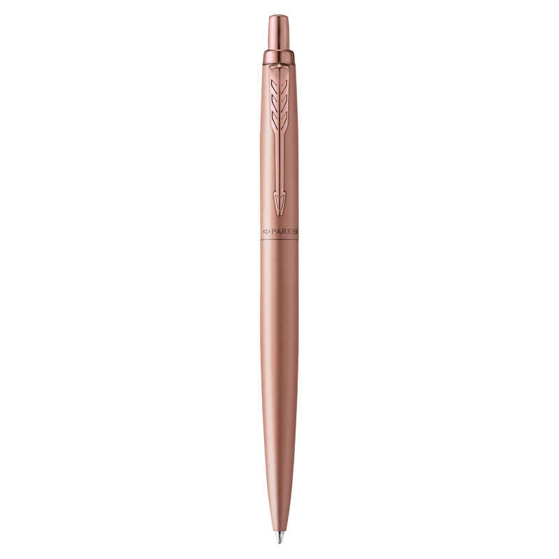 Parker Jotter XL Monochrome Kugelschreiber – Blau, Roségold, Druck, Edelstahl, nachfüllbar