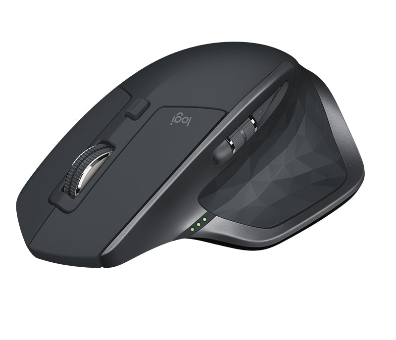 Logitech MX Master 2S Ergonomische Maus – kabellos, 7 Tasten, für Rechtshänder, Unifying-Empfänger, Graphit