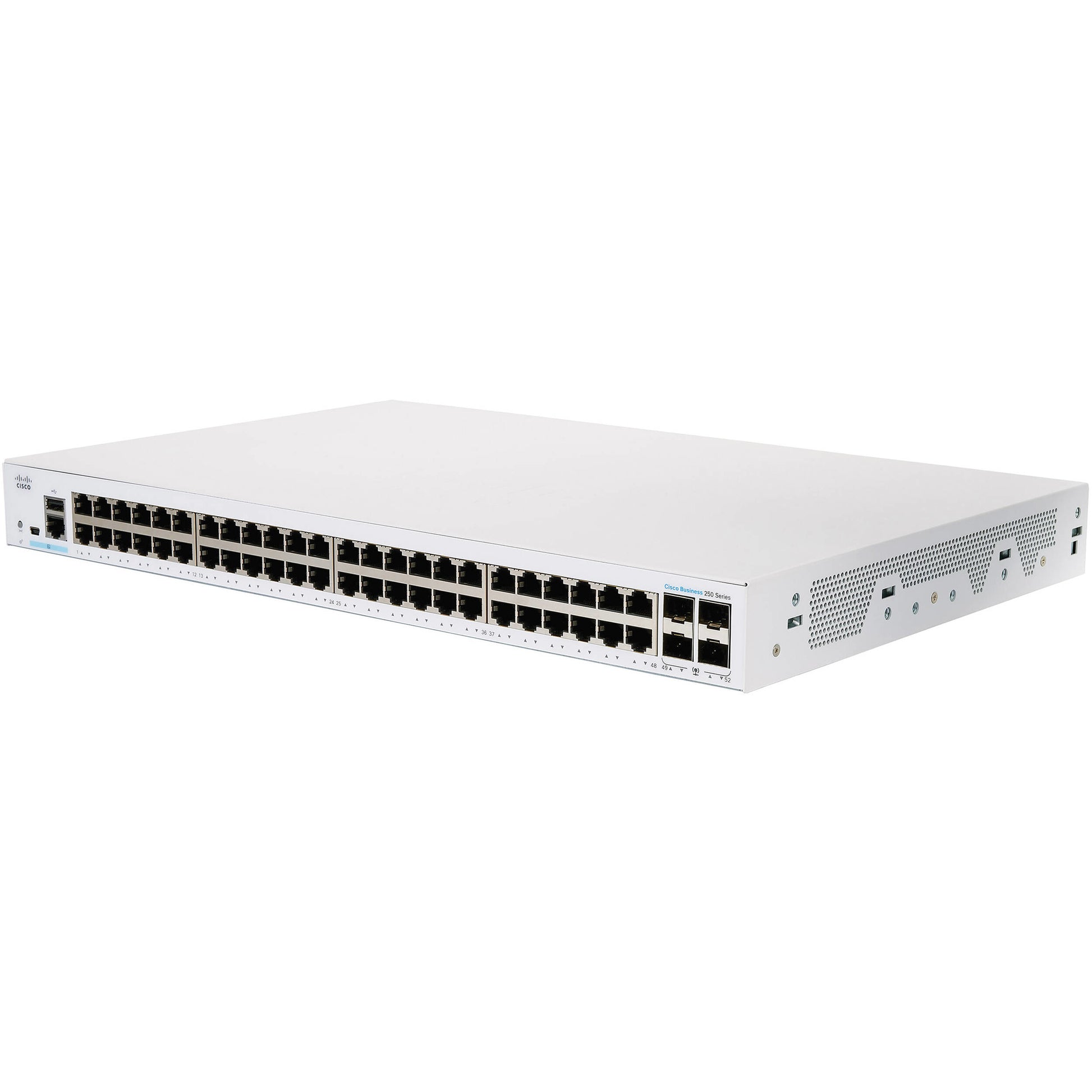 Cisco CBS250 – Managed Switch – 48×GbE, 4×SFP, L3, 1U