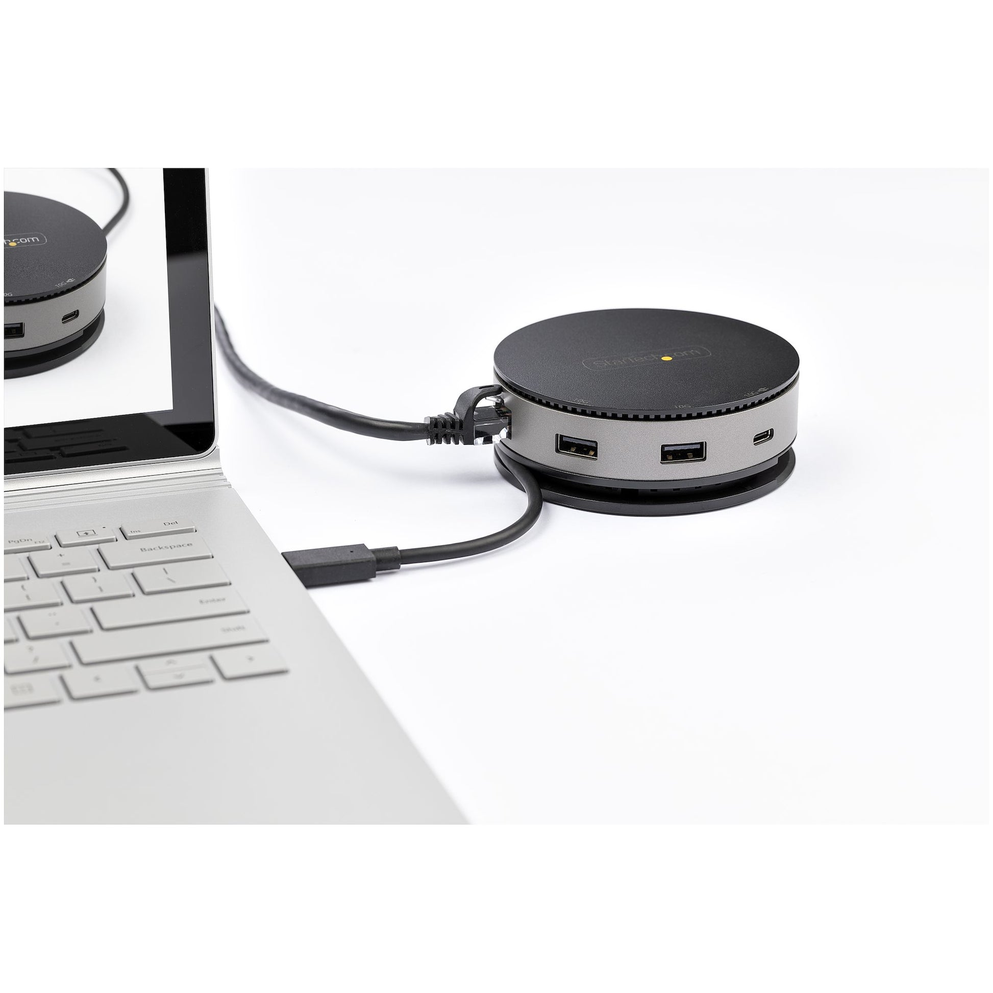 StarTech.com Multiport-Adapter – USB-C, DP/HDMI/VGA, 2× USB-A, 75 W PD, GbE, für Windows/Mac/ChromeOS