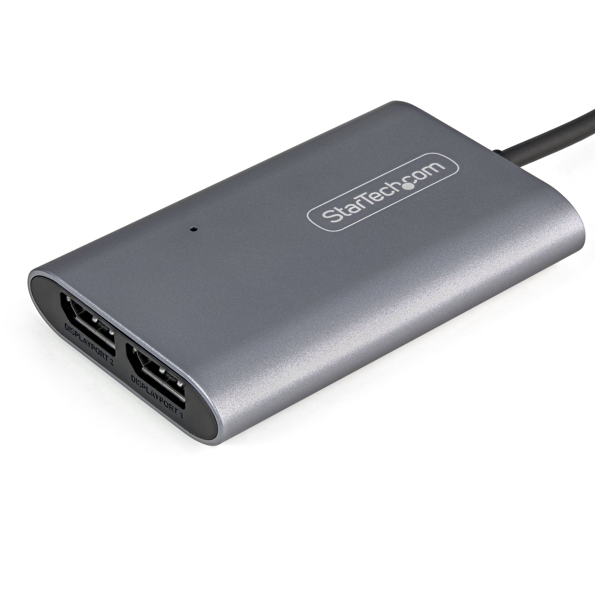 StarTech.com Thunderbolt 3 zu 2× DisplayPort Adapter – Dual 4K (3840 × 2160) @ 60 Hz, DisplayPort 1.4, Silber