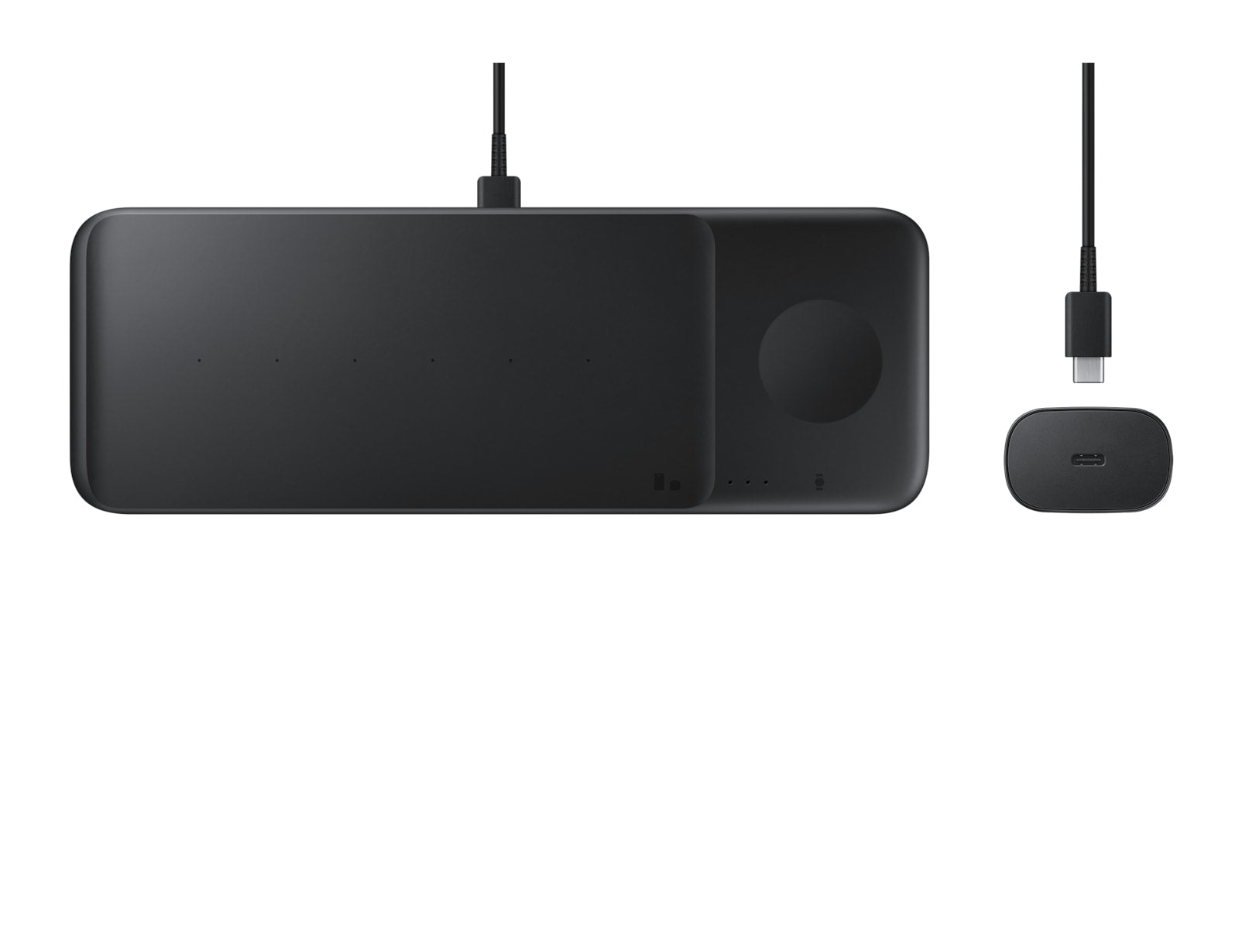 Samsung EP-P6300 Kabelloses Ladegerät – 9 W, Qi, 3-in-1 – für Galaxy Note20-Serie, S20-Serie, Z Fold2 5G und andere