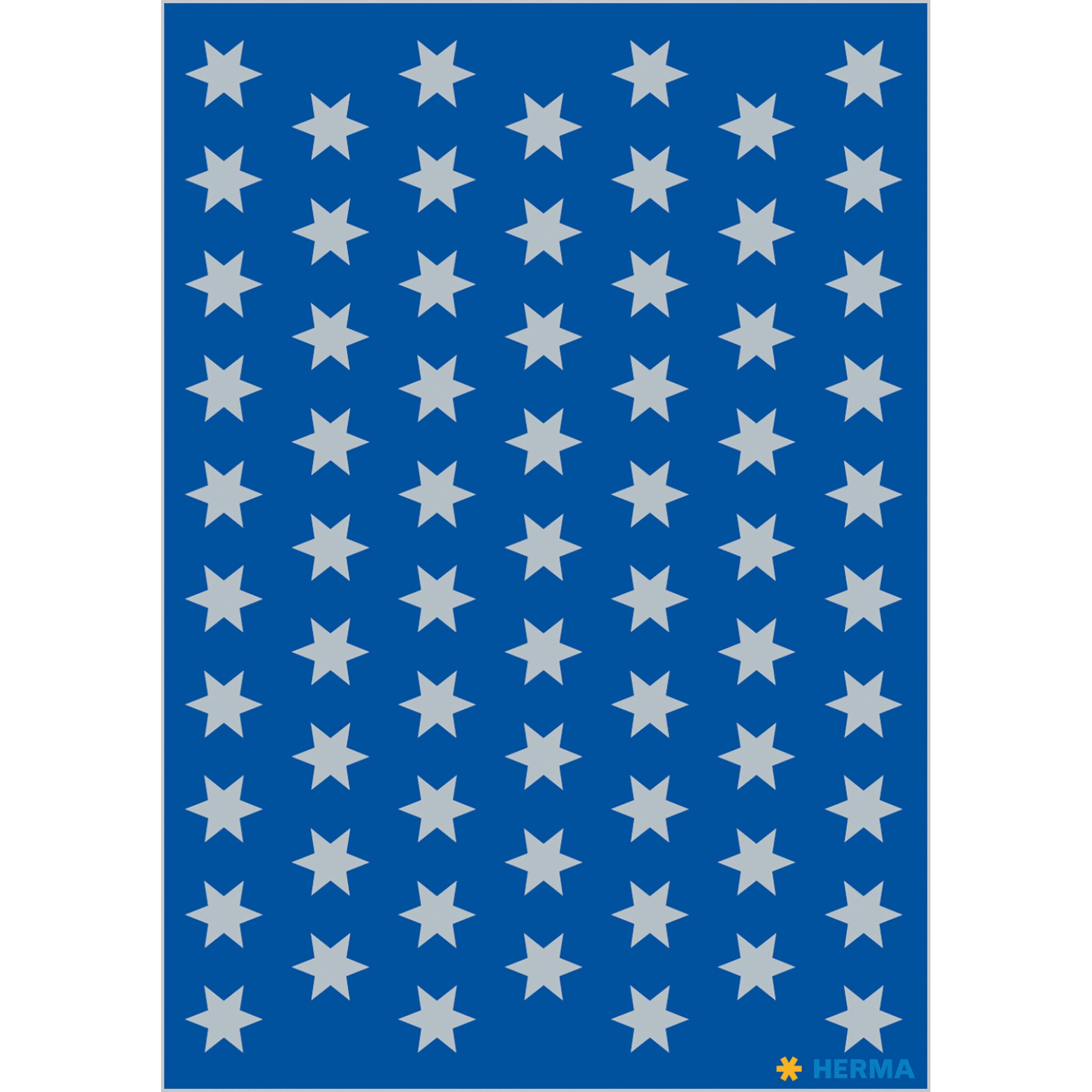 HERMA Geschenketiketten – Sterne – 201 Etiketten – permanent, Papier – Bogen 84 × 120 mm