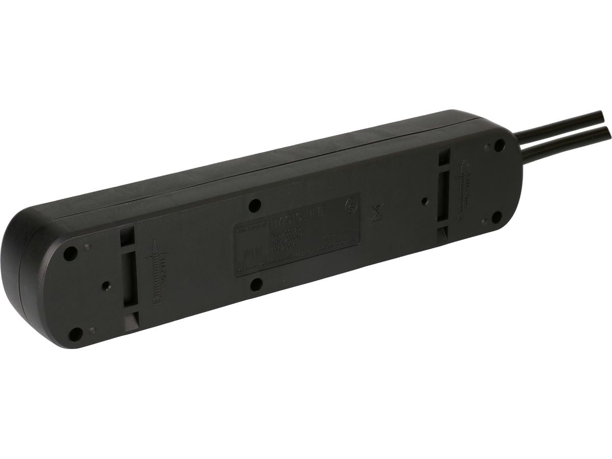 Max Hauri AG Max Hauri Basic-Line – Steckdosenleiste, 5× T13, ohne Schalter, 1,5 m, Stecker T12