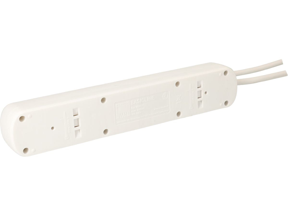 Max Hauri AG Max Hauri Basic-Line – Steckdosenleiste, 7× T13, ohne Schalter, 1,5 m, Stecker T12