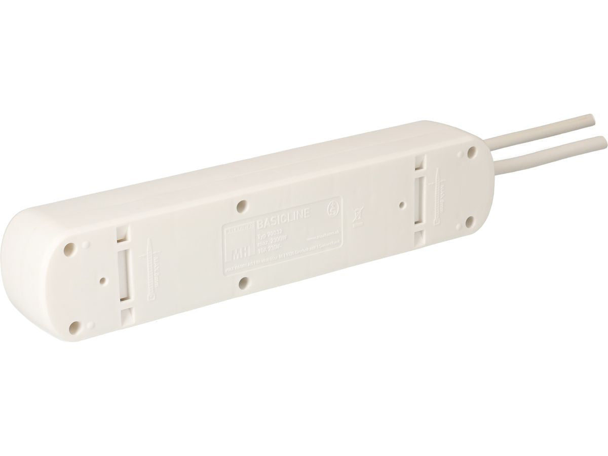 Max Hauri AG Max Hauri Basic-Line – Steckdosenleiste, 5× Schuko (Typ F), mit Schalter, 1,5 m, Stecker T12