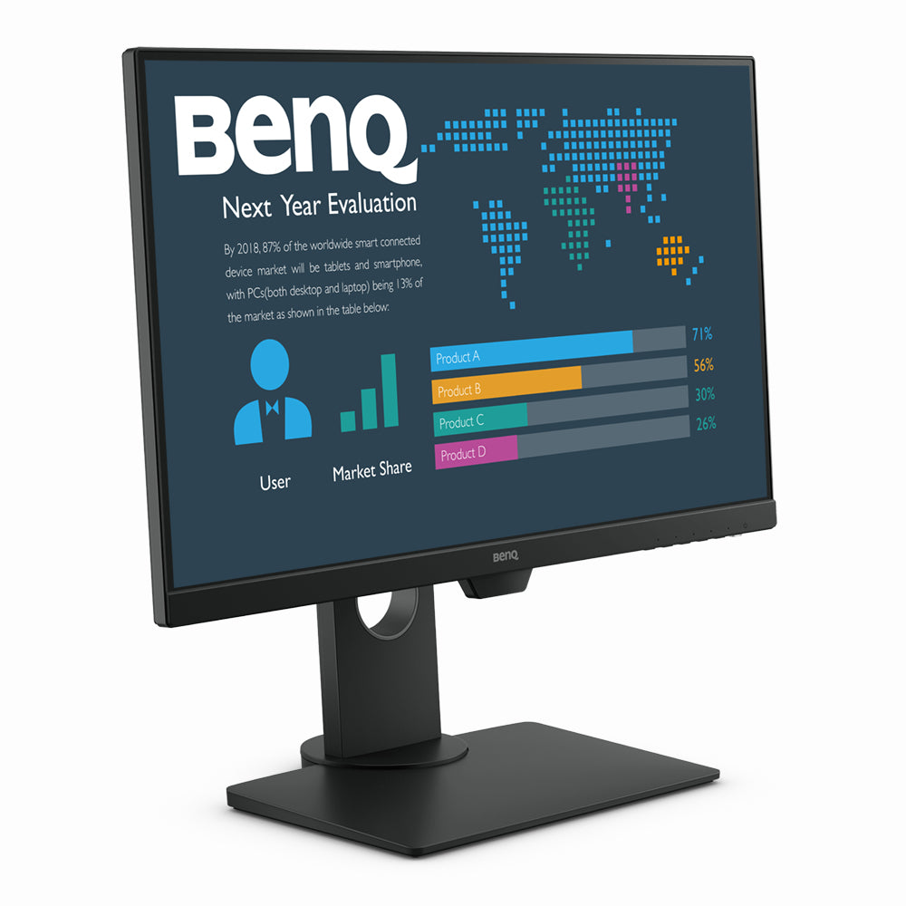 BenQ BL2480T – Monitor, 24", 1920 × 1080 (Full HD), IPS, 250 cd/m²