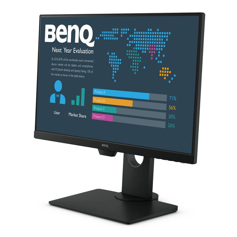 BenQ BL2480T – Monitor, 24", 1920 × 1080 (Full HD), IPS, 250 cd/m²