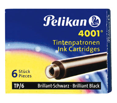 Pelikan Tintenpatronen 4001 – Schwarz, geruchsarm