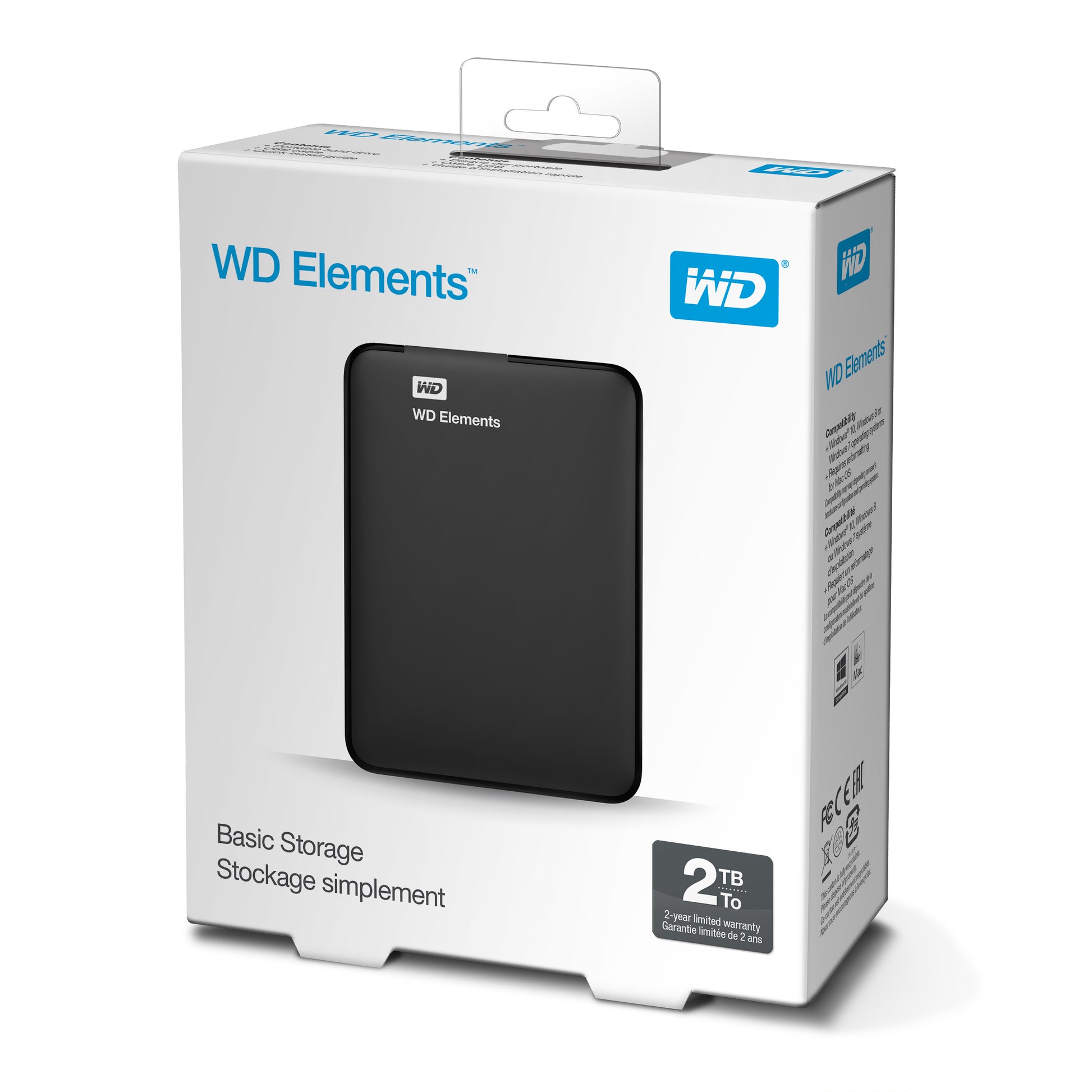 Western Digital Elements Portable 2 TB – für 2,5" HDD