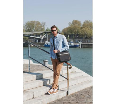 Exacompta 17234E Notebook-Tasche – für Notebooks bis 14", schwarz