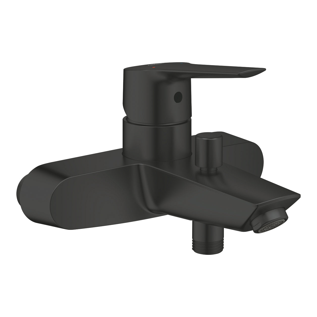GROHE Start Badebatterie (Unterputz) – Einhebelmischer, Metall, Wandmontiert, Schwarz