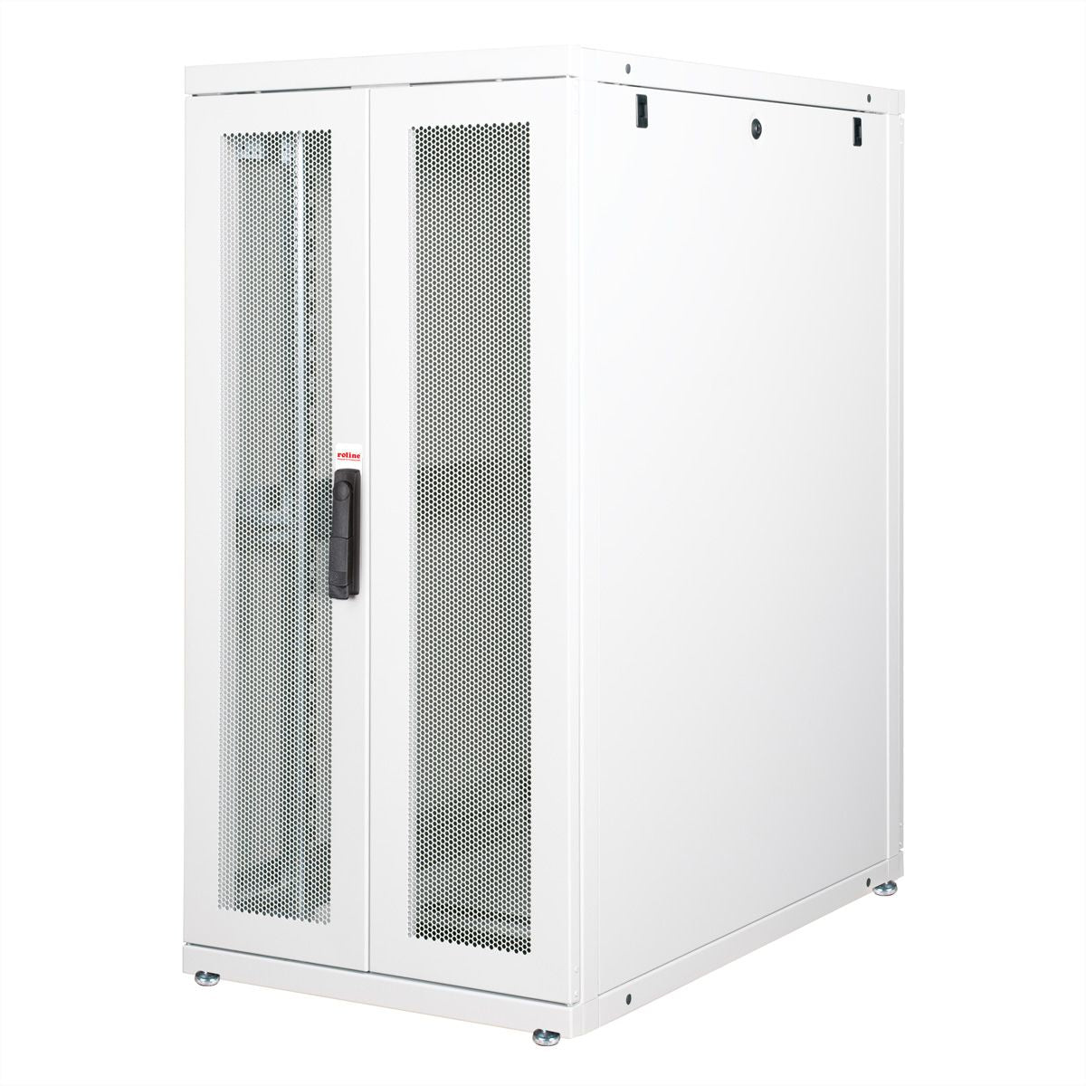 ROLINE Pro – 19" Netzwerkschrank 26U, IP20, abschliessbar, 600 × 1000 × 1260 mm, lichtgrau, Stahl