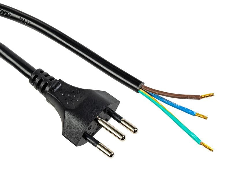Furber. Verlängerungskabel – T12–offen, 1,8 m, Kinderschutz, 3×1 mm², schwarz