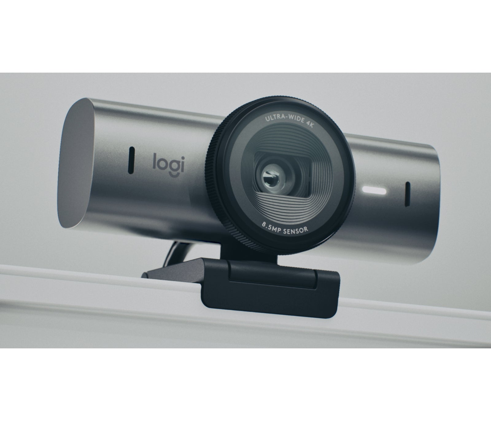 Logitech MX BRIO 705 – Webcam – 4K, Auto-Framing, Silber/Schwarz