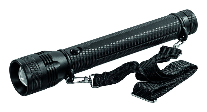 Steffen Taschenlampe 1500 – 1500 lm, 280 m, IPX4, Batteriebetrieb, 2 Modi – Schwarz