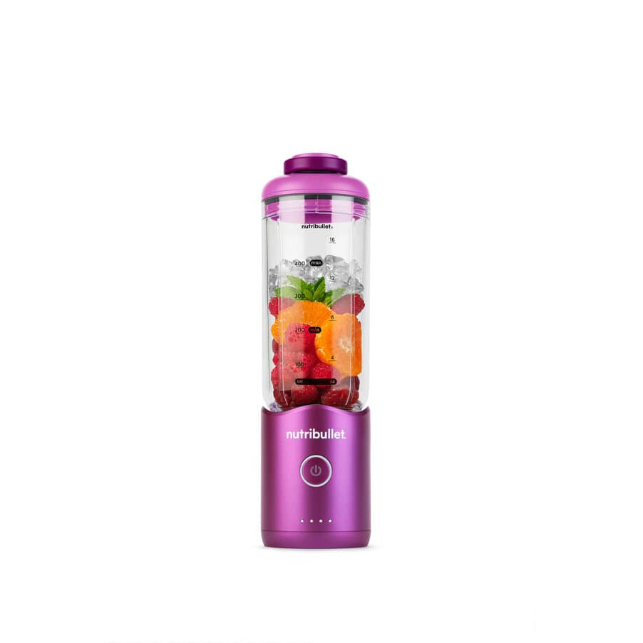 NutriBullet Smoothie-Mixer Flex Portable NBP013VT – 0,59 l, 100 W – spülmaschinenfest – violett