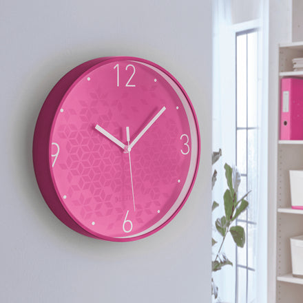 Leitz Wanduhr WOW – Pink
