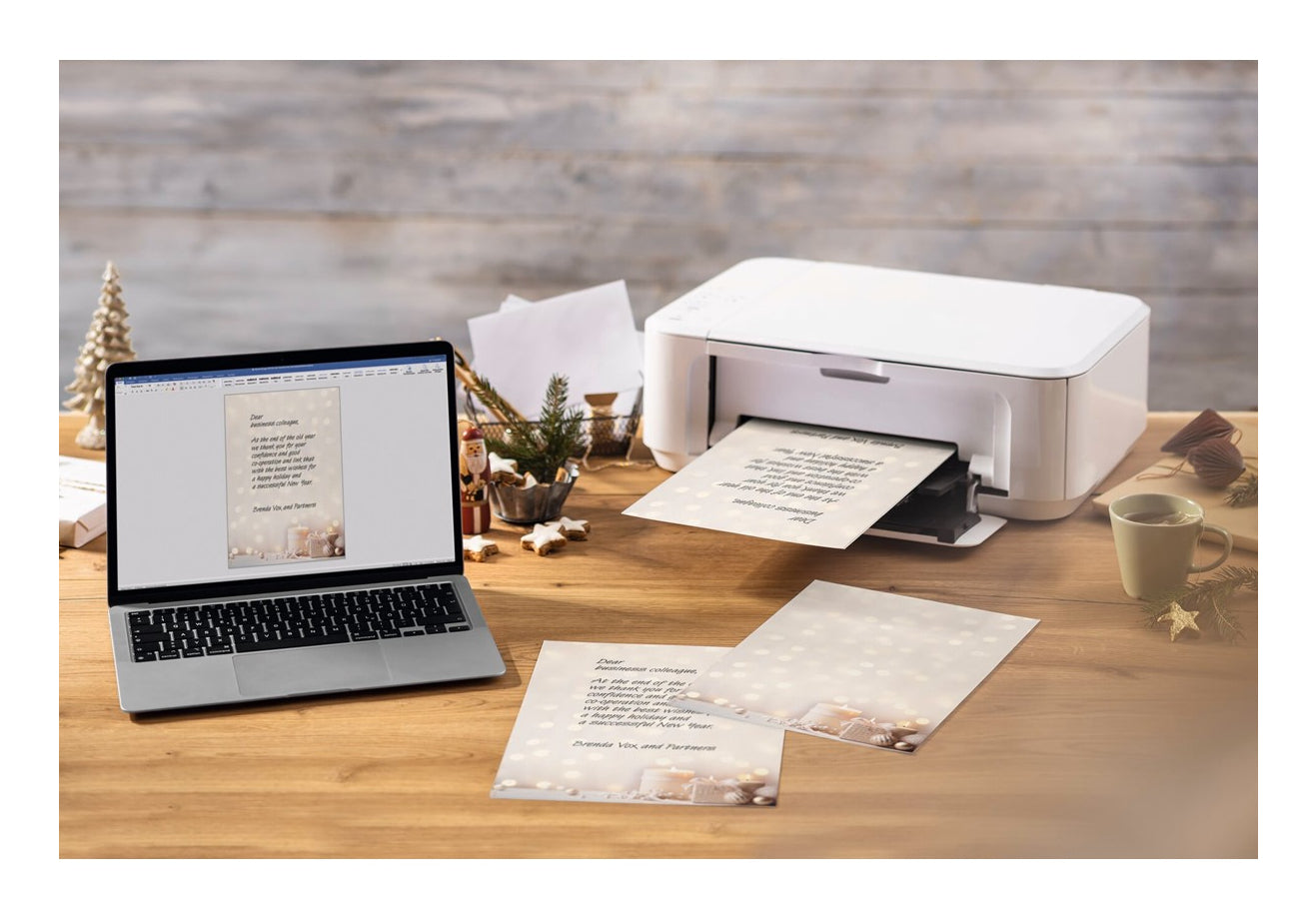 Sigel Motivpapier – A4, 90 g/m², mehrfarbig, Motiv: Golden Glow – für Inkjet/Laser/Kopierer – FSC – 100 Blatt
