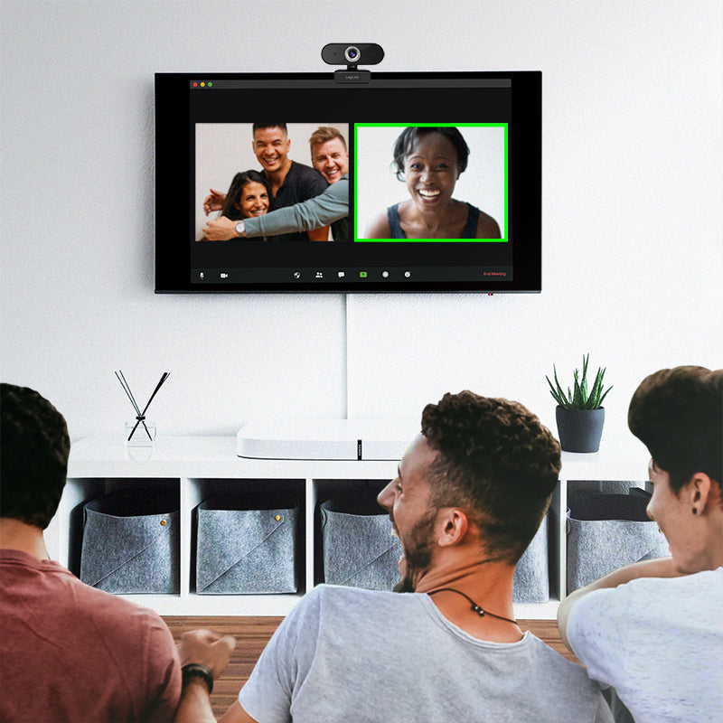 LogiLink UA0371 Webcam – Full HD 1080p, 30 fps, USB 2.0 – Schwarz/Silber
